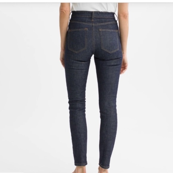 Everlane The High-Rise Skinny Jean Size 26 Indigo - Picture 8 of 16